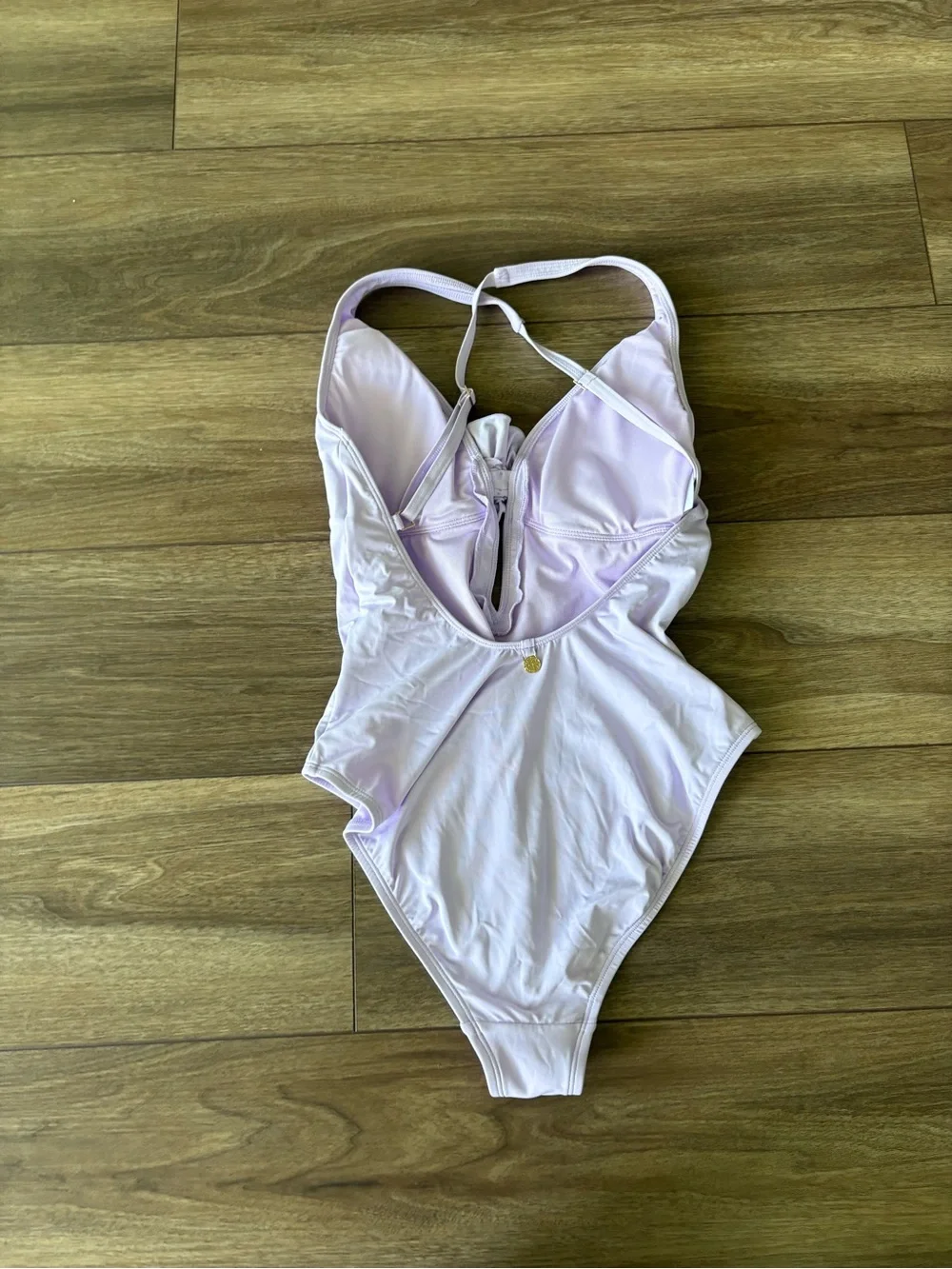 Lilly Pulitzer Light Lilac One-Piece Swimsuit with Rosette - NWOT